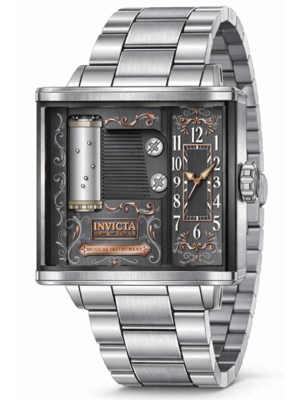 Invicta Artist Musical Instrument Swiss Ronda 763 Watch - 52mm, Steel (49475)